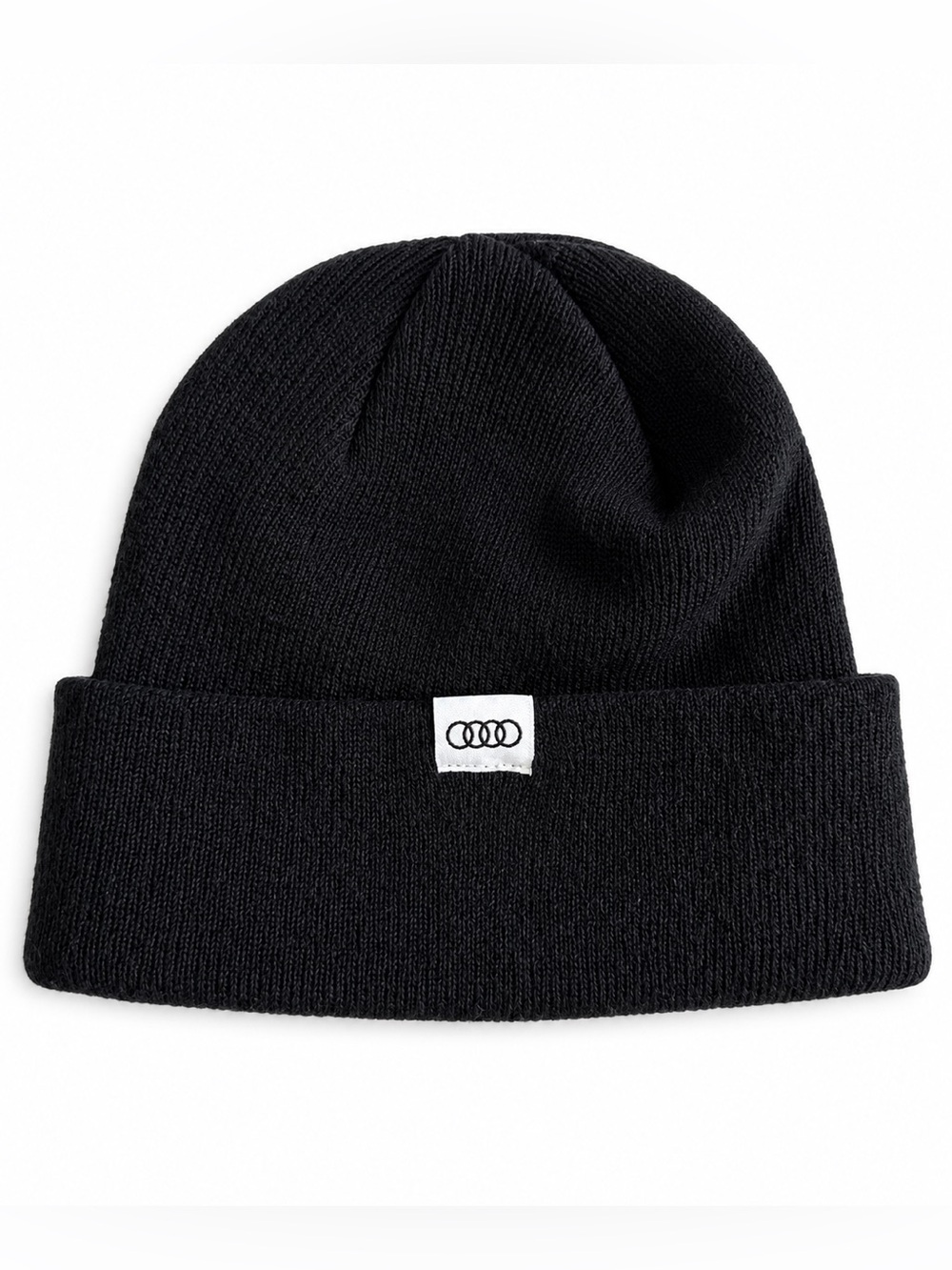 Audi Black Knit Beanie Hat Unisex One Size
